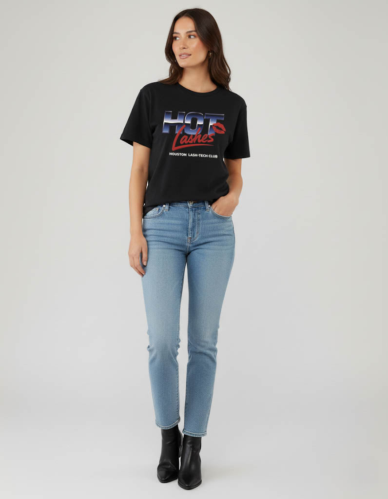 Hot Lashes | Houston Lash-Tech Club T-Shirt Vintage Style Custom Unisex Graphic Tee