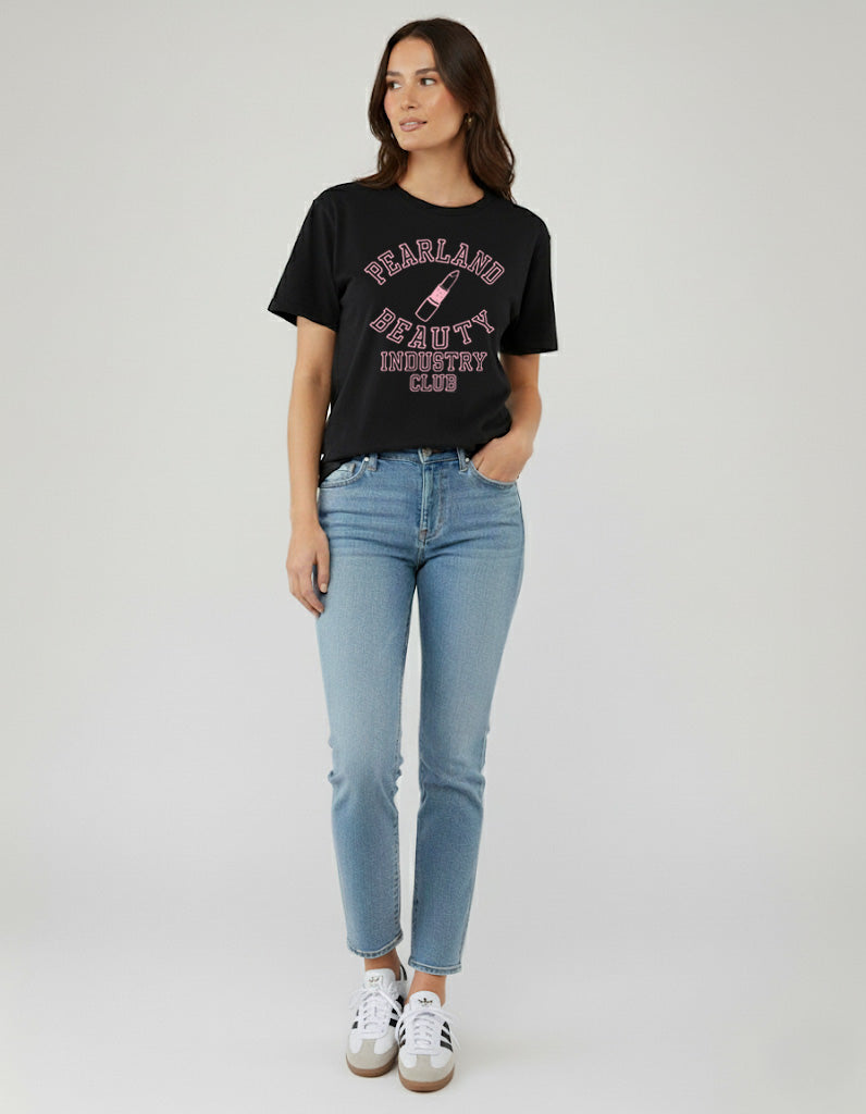 Pearland Beauty Industry Club T-Shirt Vintage Style Custom Unisex Graphic Tee