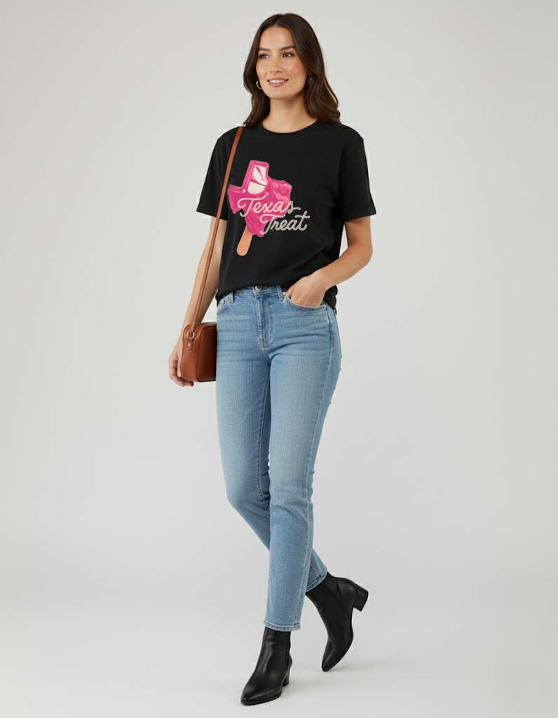 Texas Treat T-Shirt Vintage Style Custom Unisex Graphic Tee