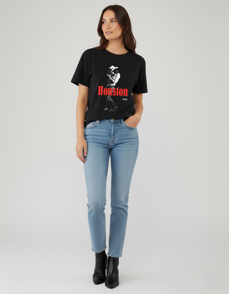 Houston Tour T-Shirt Vintage Style Custom Unisex Graphic Tee