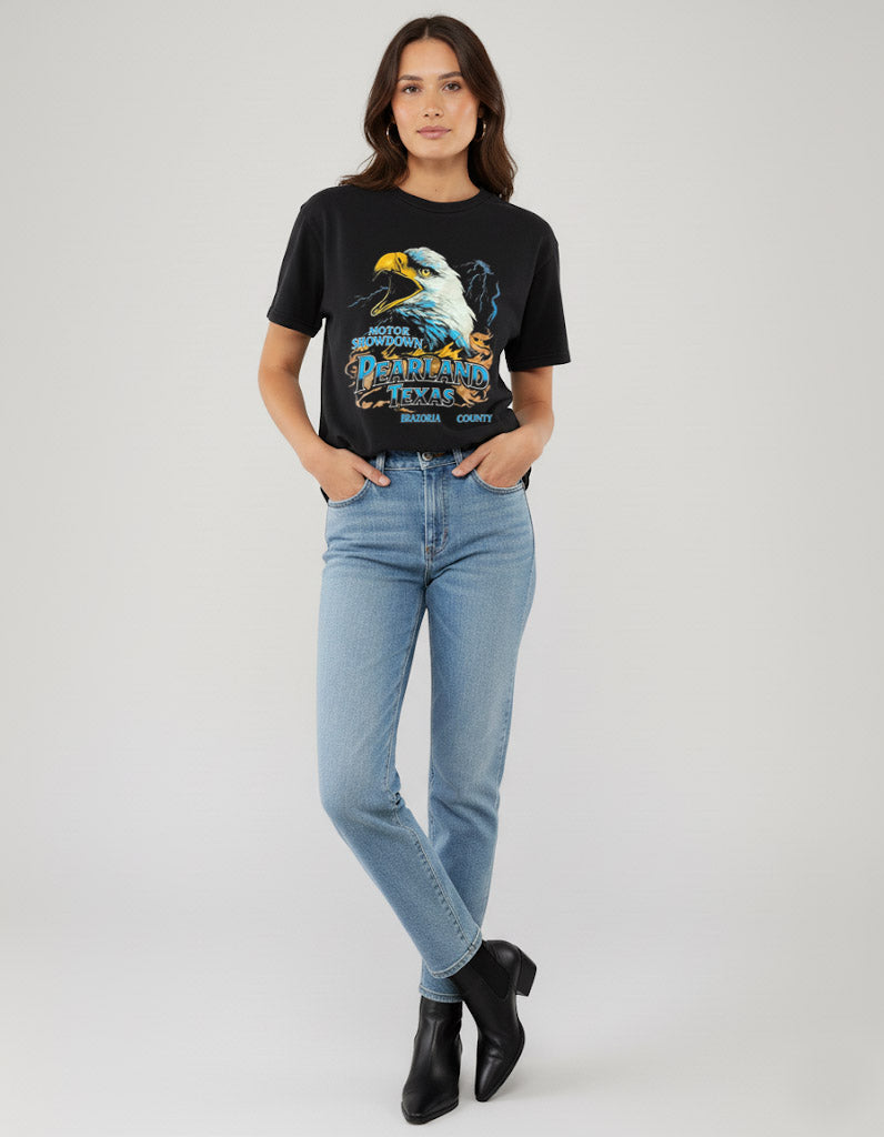 Pearland Texas Motor Showdown T-Shirt Vintage Style Custom Unisex Graphic Tee