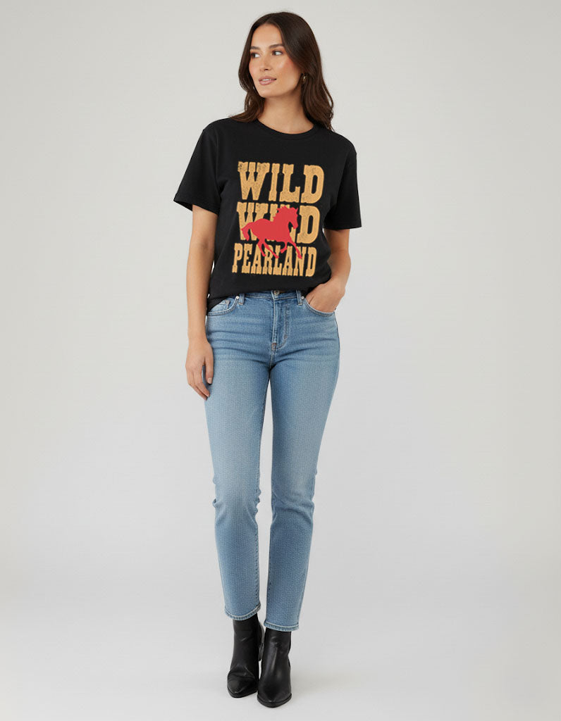 Wild Wild Pearland T-Shirt Vintage Style Custom Unisex Graphic Tee