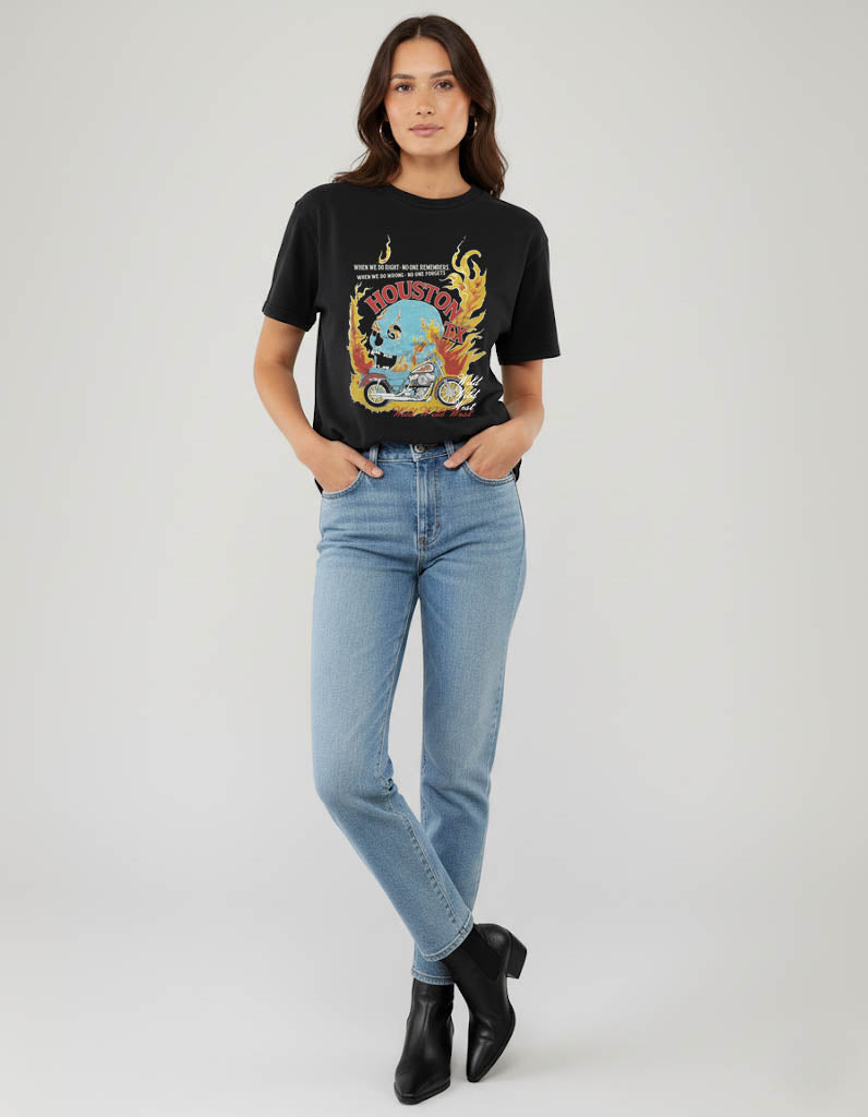 Wild Wild West Houston T-Shirt Vintage Style Custom Unisex Graphic Tee