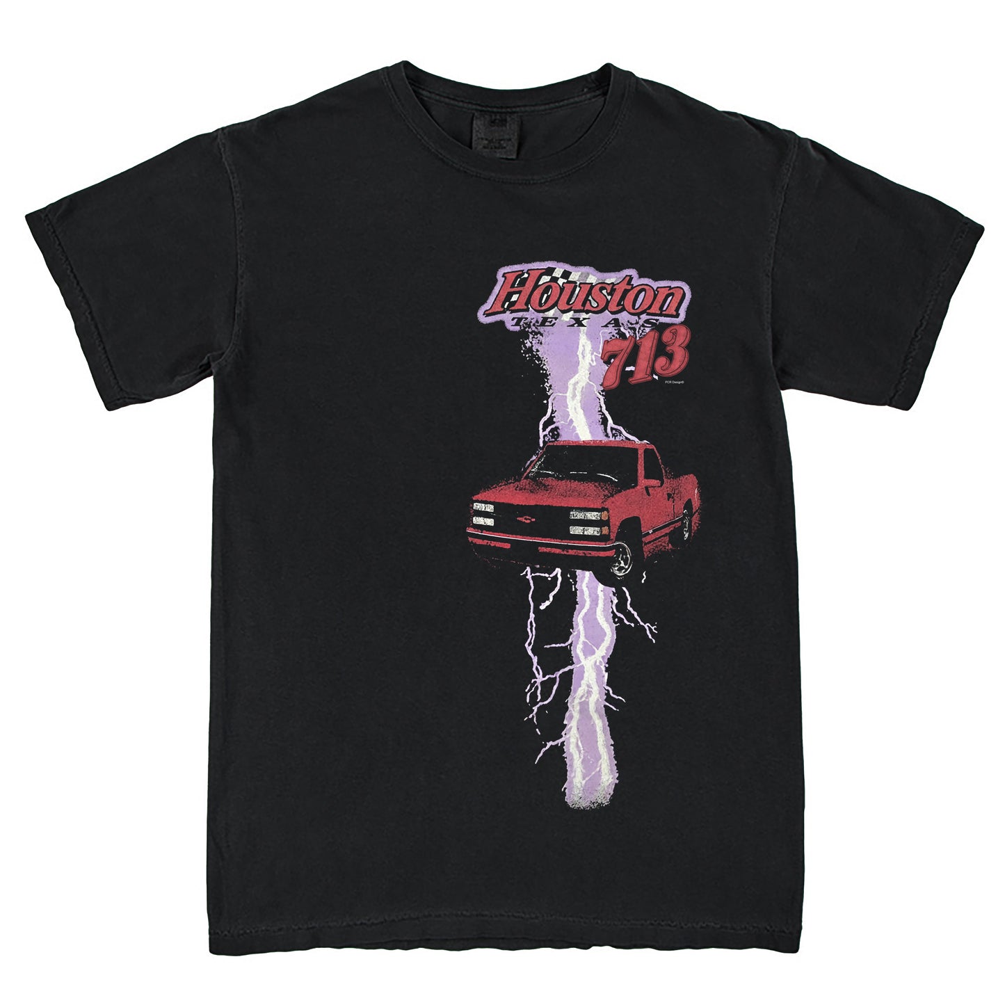 Houston Texas 713 T-Shirt Vintage Style Custom Unisex Graphic Tee