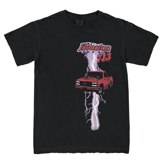 Houston Texas 713 T-Shirt Vintage Style Custom Unisex Graphic Tee