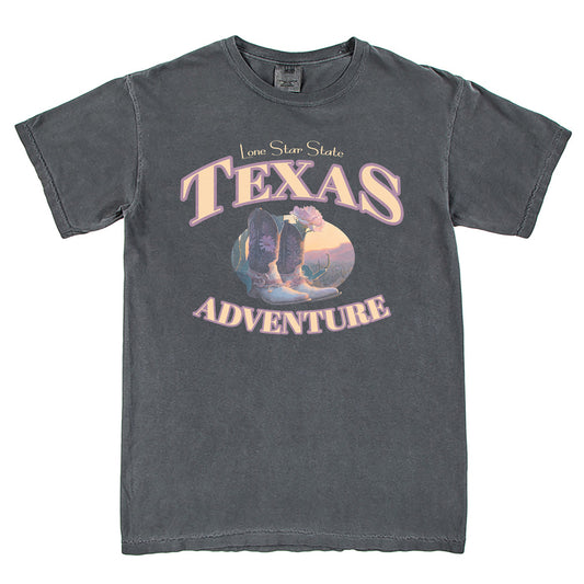 Texas Lone Star State Adventure T-Shirt Vintage Style Custom Unisex Graphic Tee